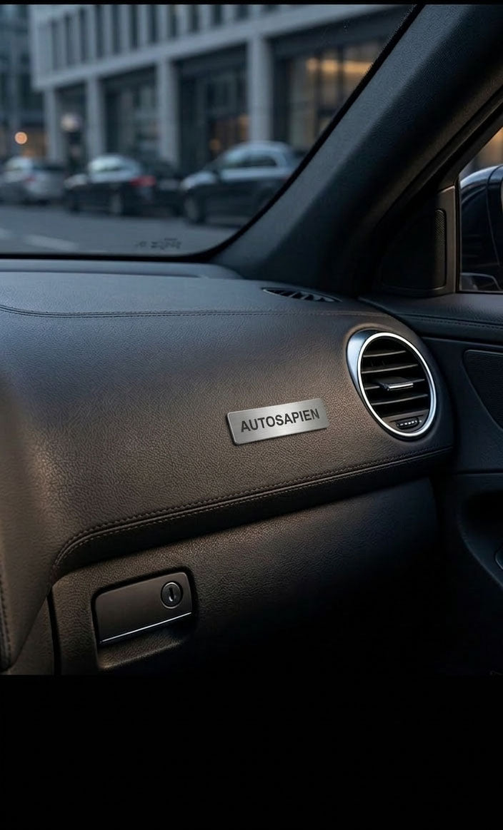 Custom Stainless Steel Dashboard Badge