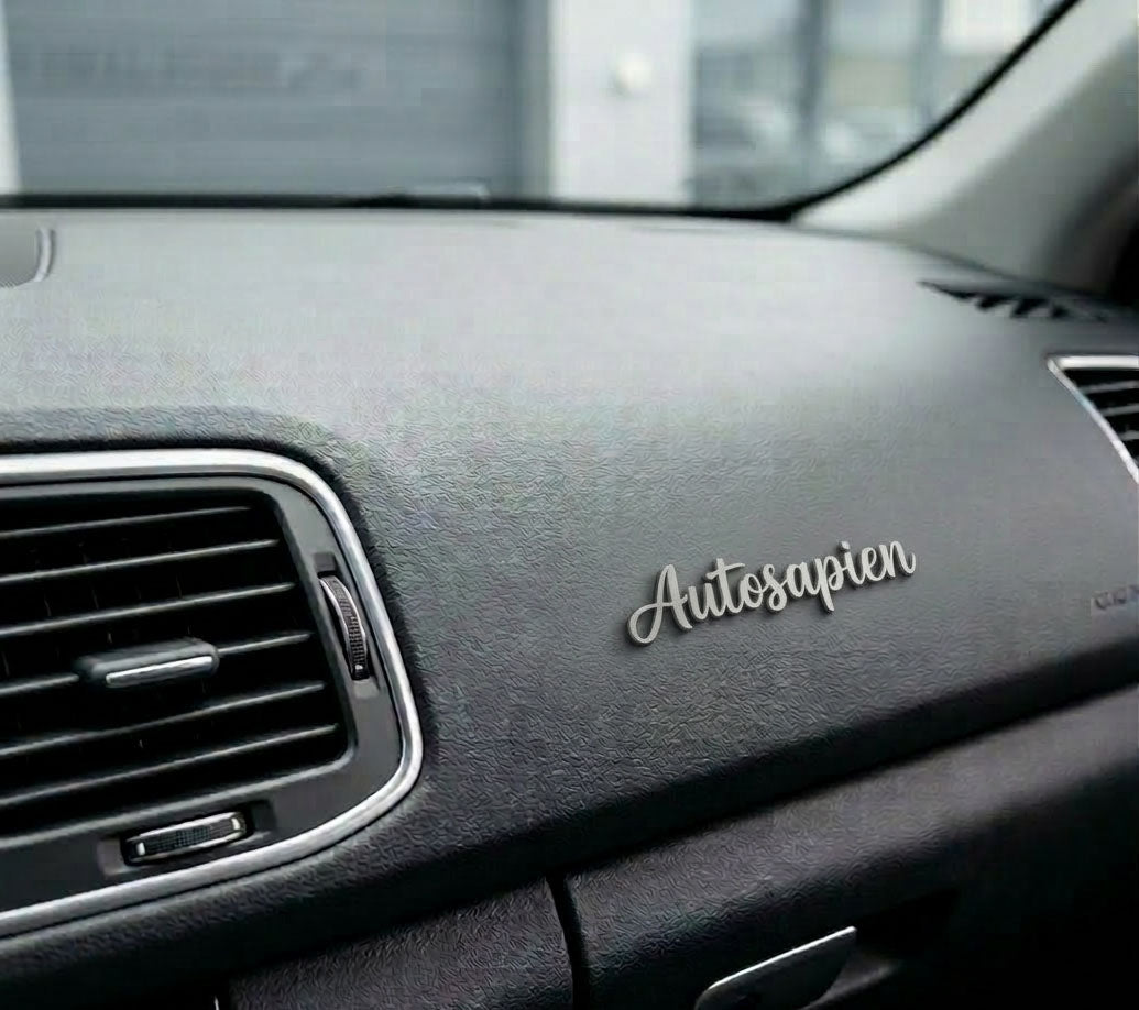 Custom Stainless Steel Dashboard Nameplate