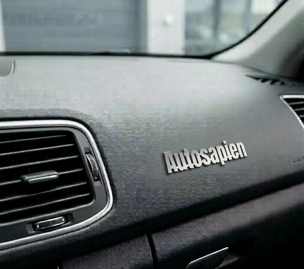 Custom Stainless Steel Dashboard Nameplate